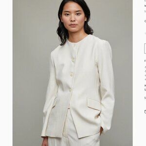 Kallmeyer Margot Single Breasted Blazer in Wheat- Size 2